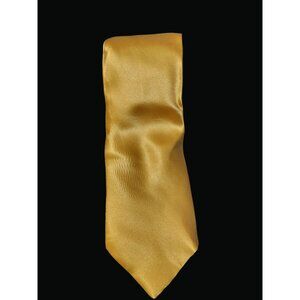 Gold Joseph & Feiss Yellow Silk Tie For Men TO1 X